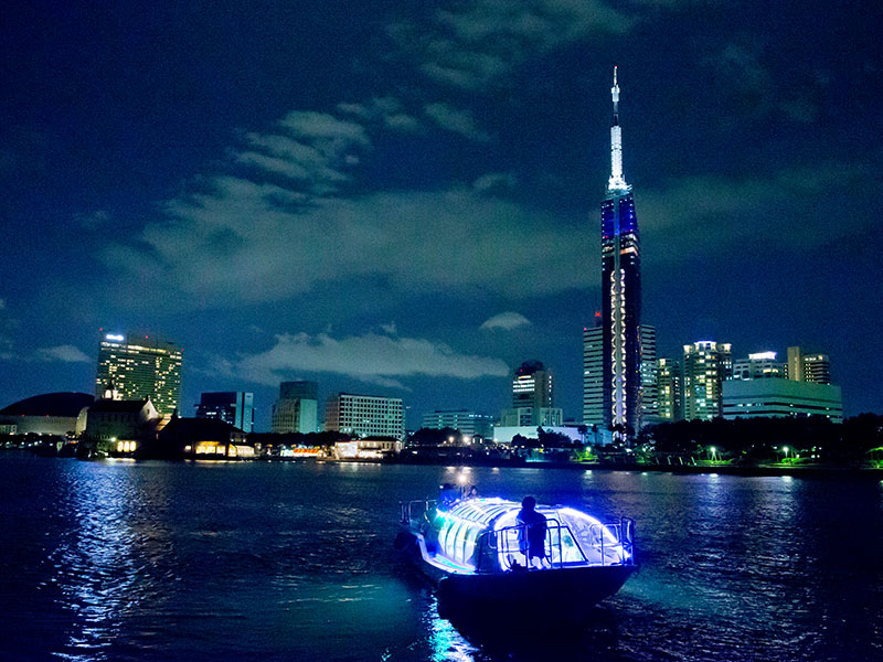 博多灣遊船（日落巡航·夜間遊船） | Premium Stay Kyushu